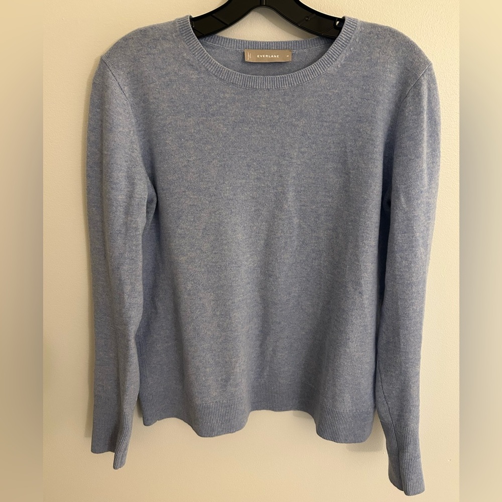 Everlane Light Blue Cashmere Sweater